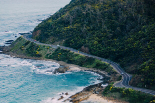 海岸蜿蜒公路风景