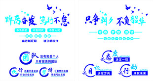 标语楼道文化墙