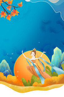 仙女躺南瓜上的梦幻场景