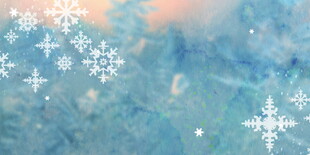 梦幻雪花背景图
