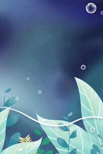 梦幻植物景观背景