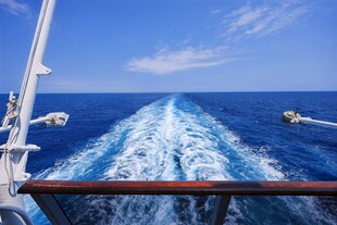 海上游轮航迹