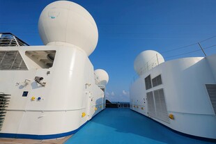 海上卫星通信船设备展示