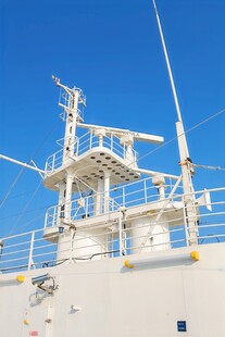 船舰上层建筑特写