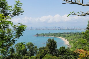 海滨山林美景