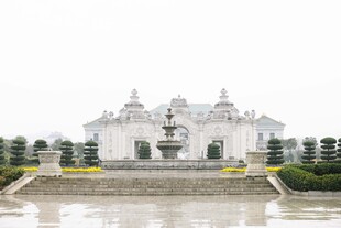 欧式宏伟宫殿建筑景观