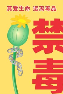禁毒宣传  珍爱生命远离毒品