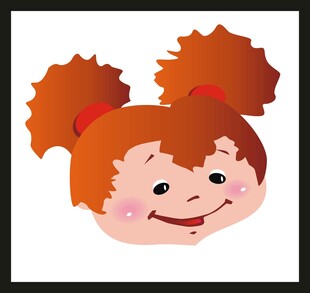 可爱双马尾小女孩头像