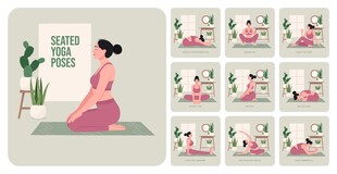 瑜伽动作展示图