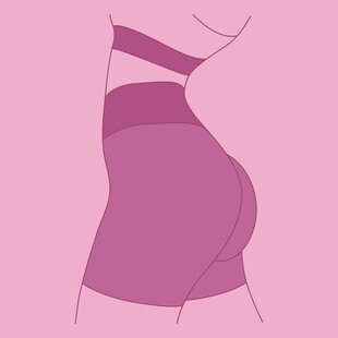 女性紧身塑身短裤