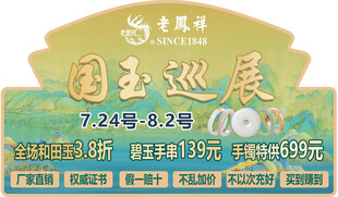 国玉巡展促销活动海报