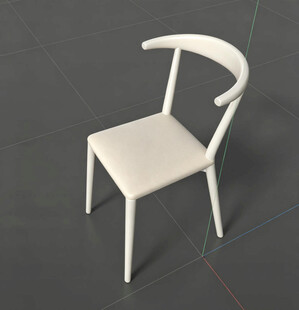 牛角椅C4D模型