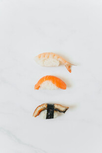 三色美味寿司