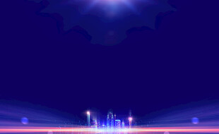 梦幻城市夜景灯光秀背景
