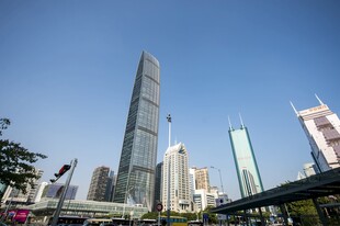 都市摩天大楼景观