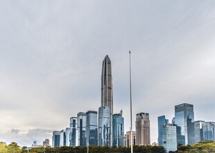 都市高楼林立的天际线