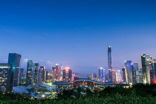 都市璀璨夜景
