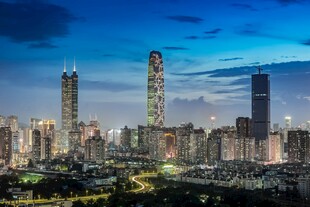都市璀璨夜景