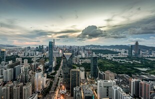 都市天际线繁华城市景观