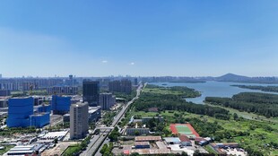 合肥董铺城市风光与自然景观融合
