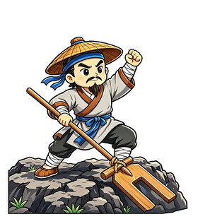 大禹治水  卡通