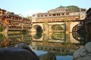 古桥水乡风光