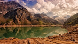 壮丽山水湖景风光