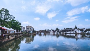 江南水乡古镇宁静美景