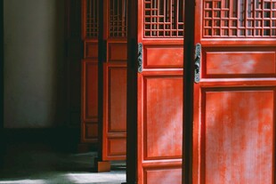 中式红木门古典雅致韵味
