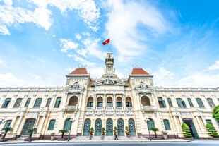 胡志明市市政厅建筑景观