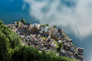 山间小镇美景