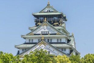 大阪城天守阁壮丽景观