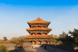 古朴典雅的多层中式楼阁