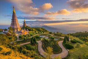 泰国绝美寺庙与园林景观