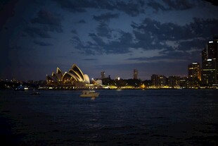 悉尼歌剧院夜景迷人