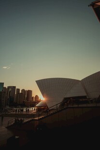 悉尼歌剧院的黄昏美景