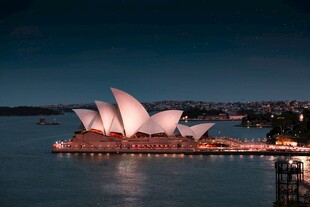 悉尼歌剧院夜景