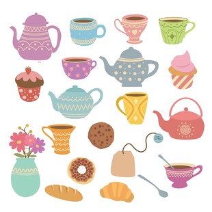 下午茶插画集