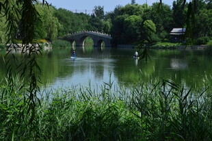龙潭中湖风景  
