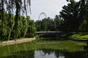 龙潭中湖风景 