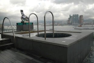 屋顶露天泳池与城市景观