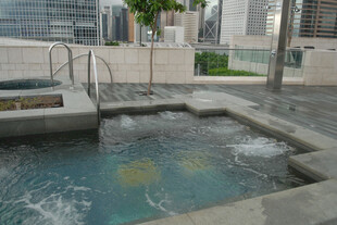 城市户外喷泉景观水池