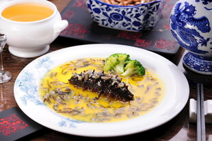 金汤海参美食特写