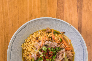 美味虾仁泡面