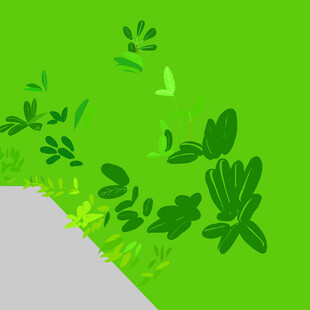 绿色植物插画