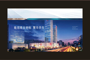 欧式城市夜景繁华景象
