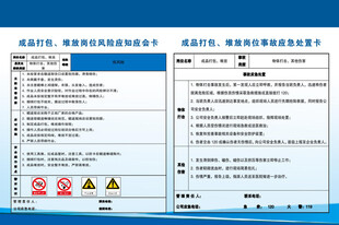 成品打包岗位风险
