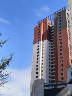 高层住宅楼外观景致