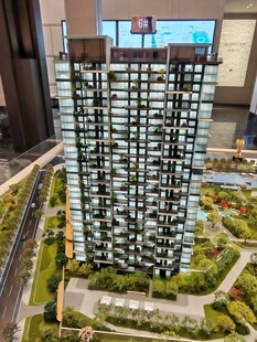 高层住宅建筑模型展示