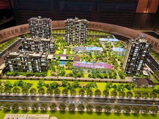 小区楼盘精致模型展示